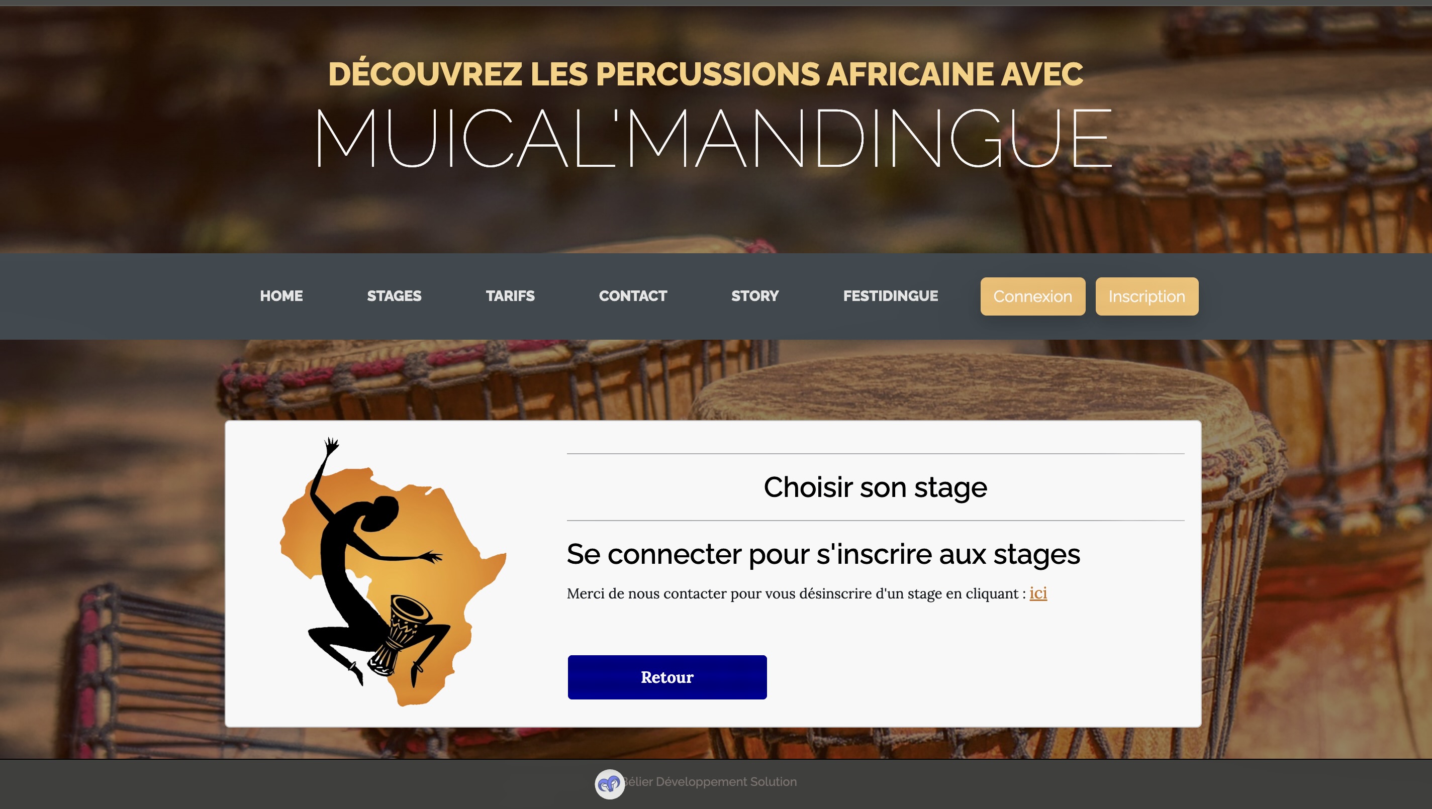 Images du site de Musical'Mandingue